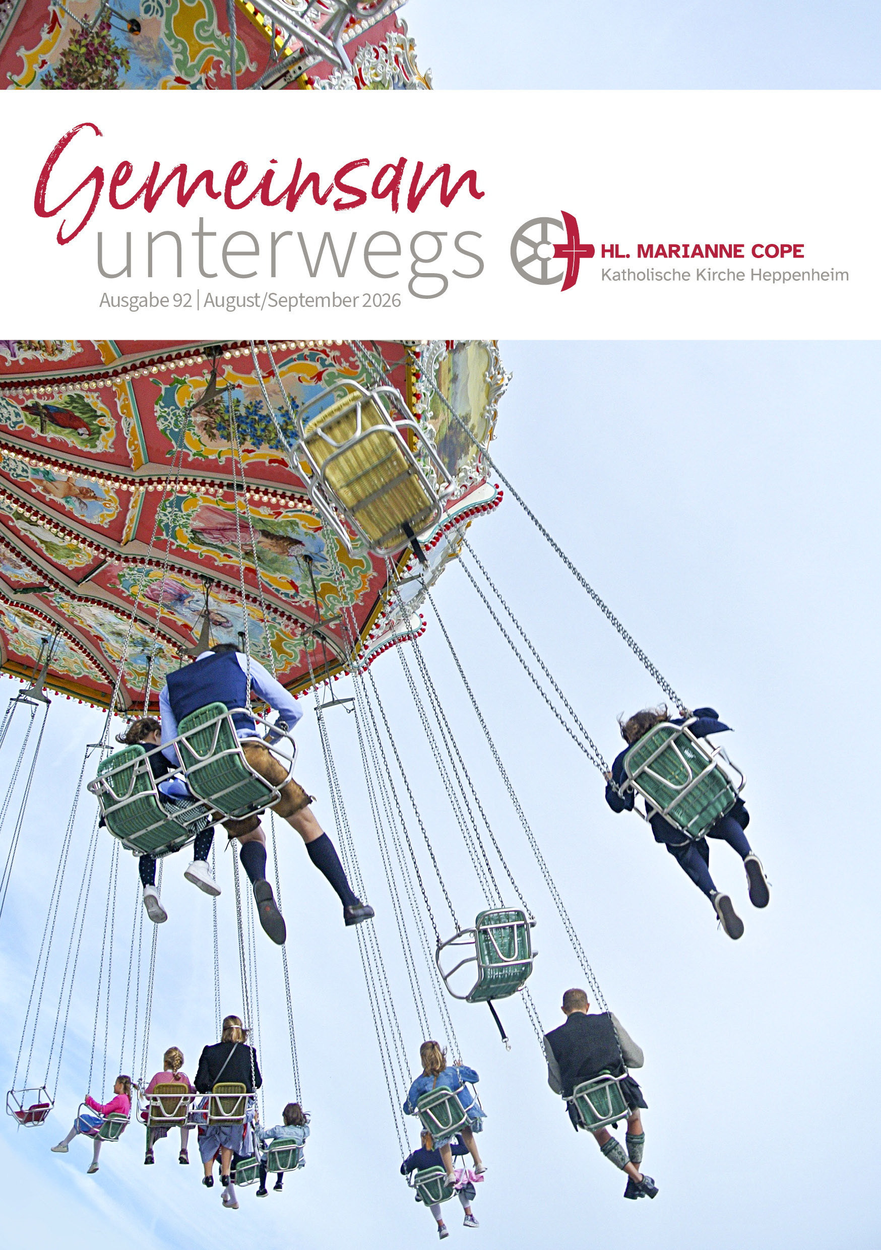 Pfarrbrief / Gemeindemagazin Gemeinsam unterwegs (GU) - Ausgabe August & September 2026