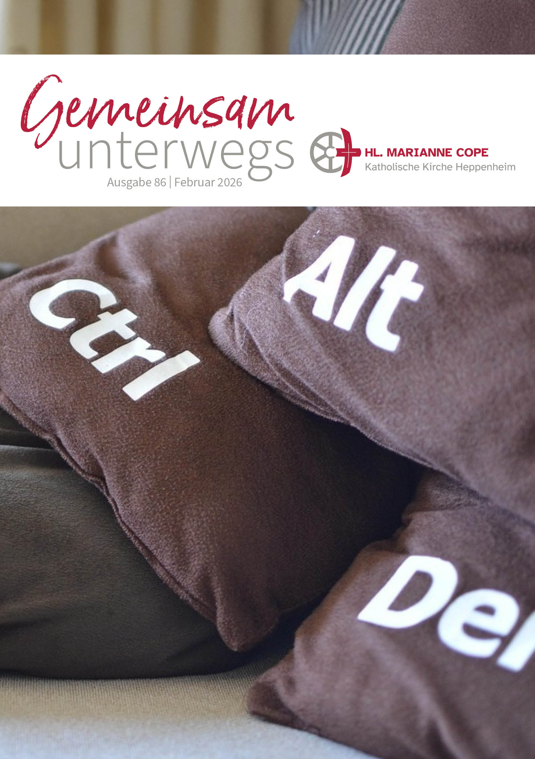 Pfarrbrief / Gemeindemagazin Gemeinsam unterwegs (GU) - Ausgabe Februar 2026
