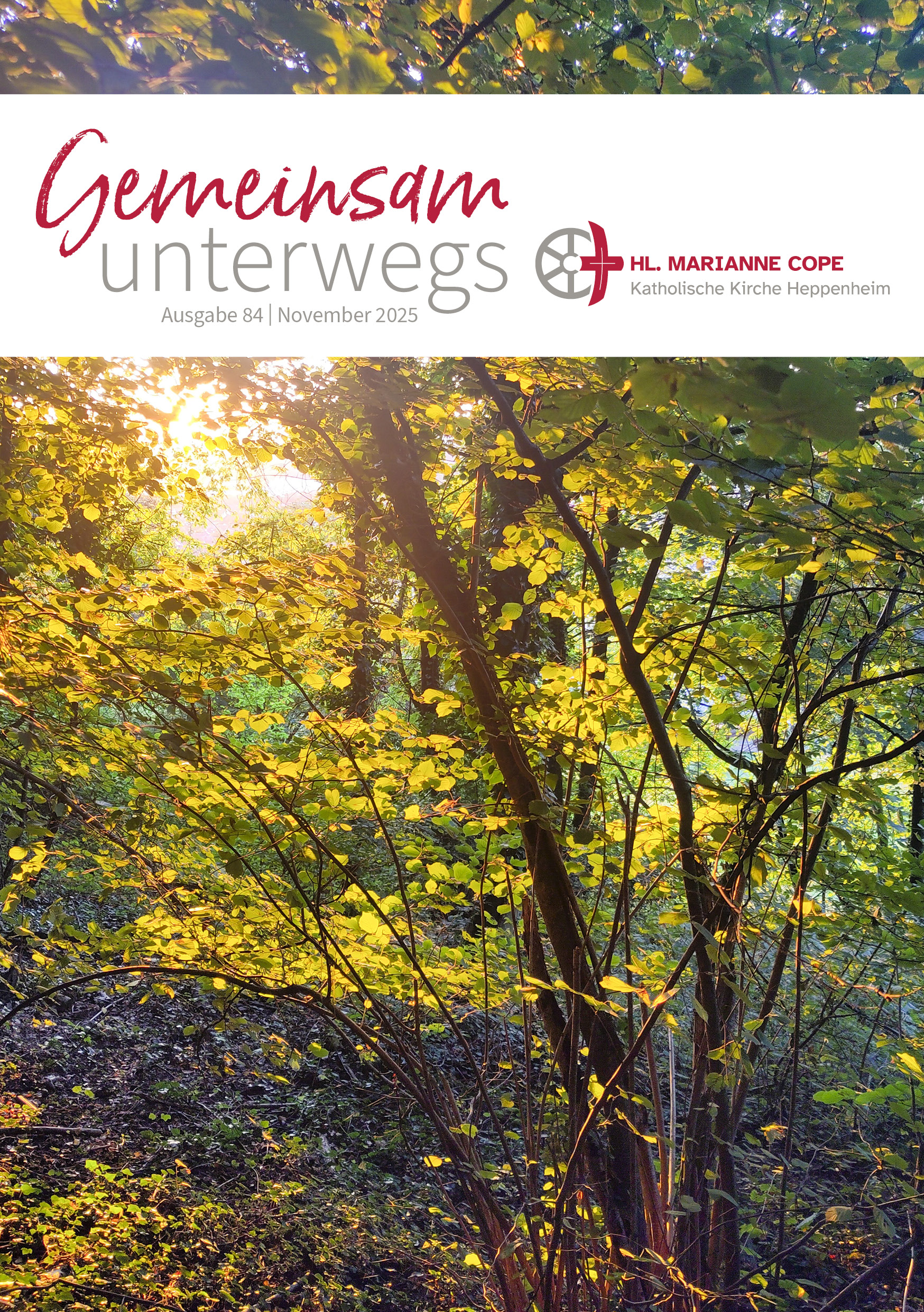 Pfarrbrief / Gemeindemagazin Gemeinsam unterwegs (GU) - Ausgabe November 2025