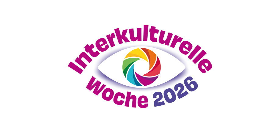 Logo - Interkulturelle Woche 2026 - sieht aus wie ein Auge