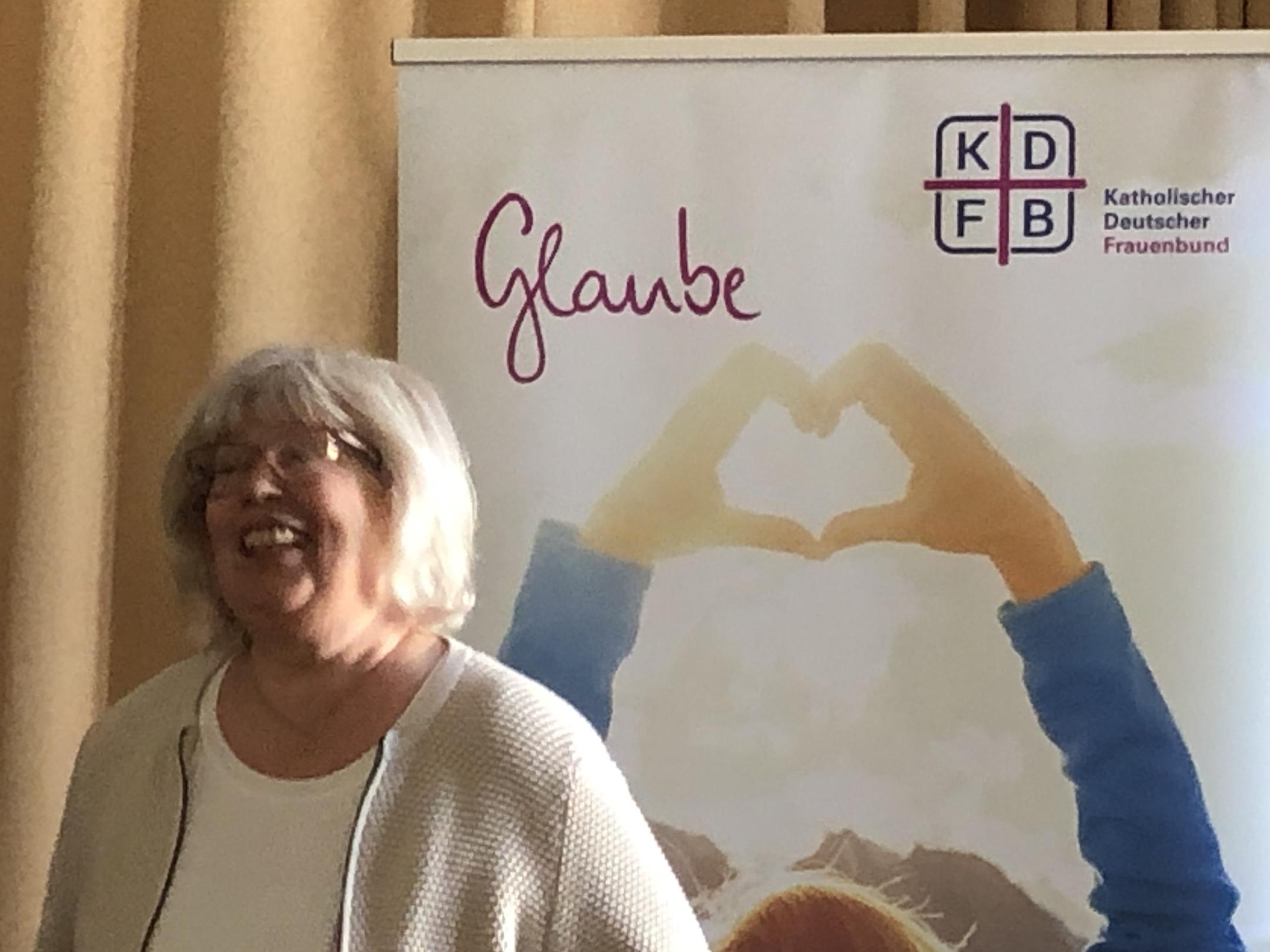 KDFB - Kerstin Vogl, 1. Vorsitzende des Zweigvereins Heppenheim