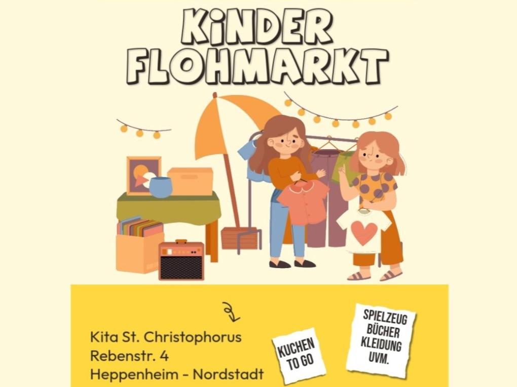 Poster - Kinderflohmarkt - Kita St. Christophorus - 31.08.2025