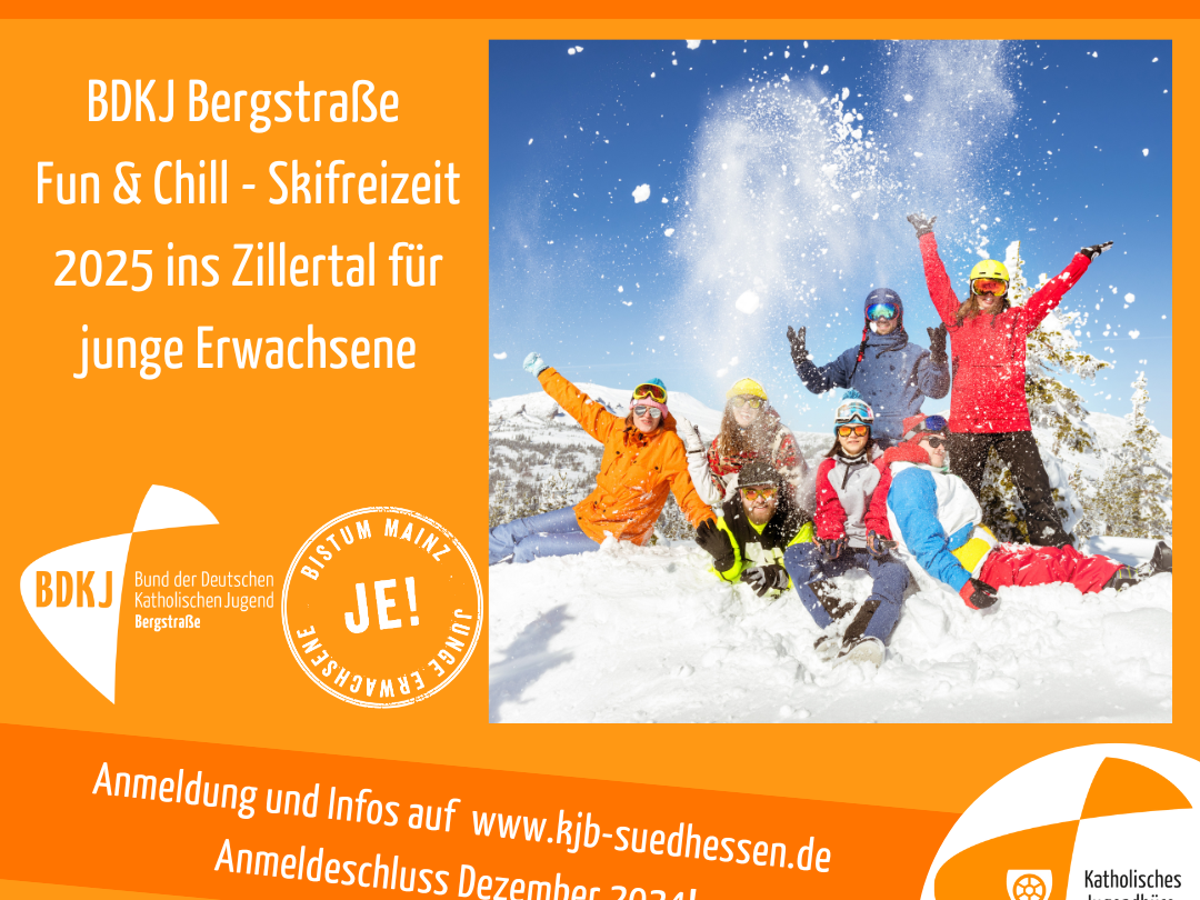 Plakat zur Fun & Chill Freizeit für junge Erwachsene 2025