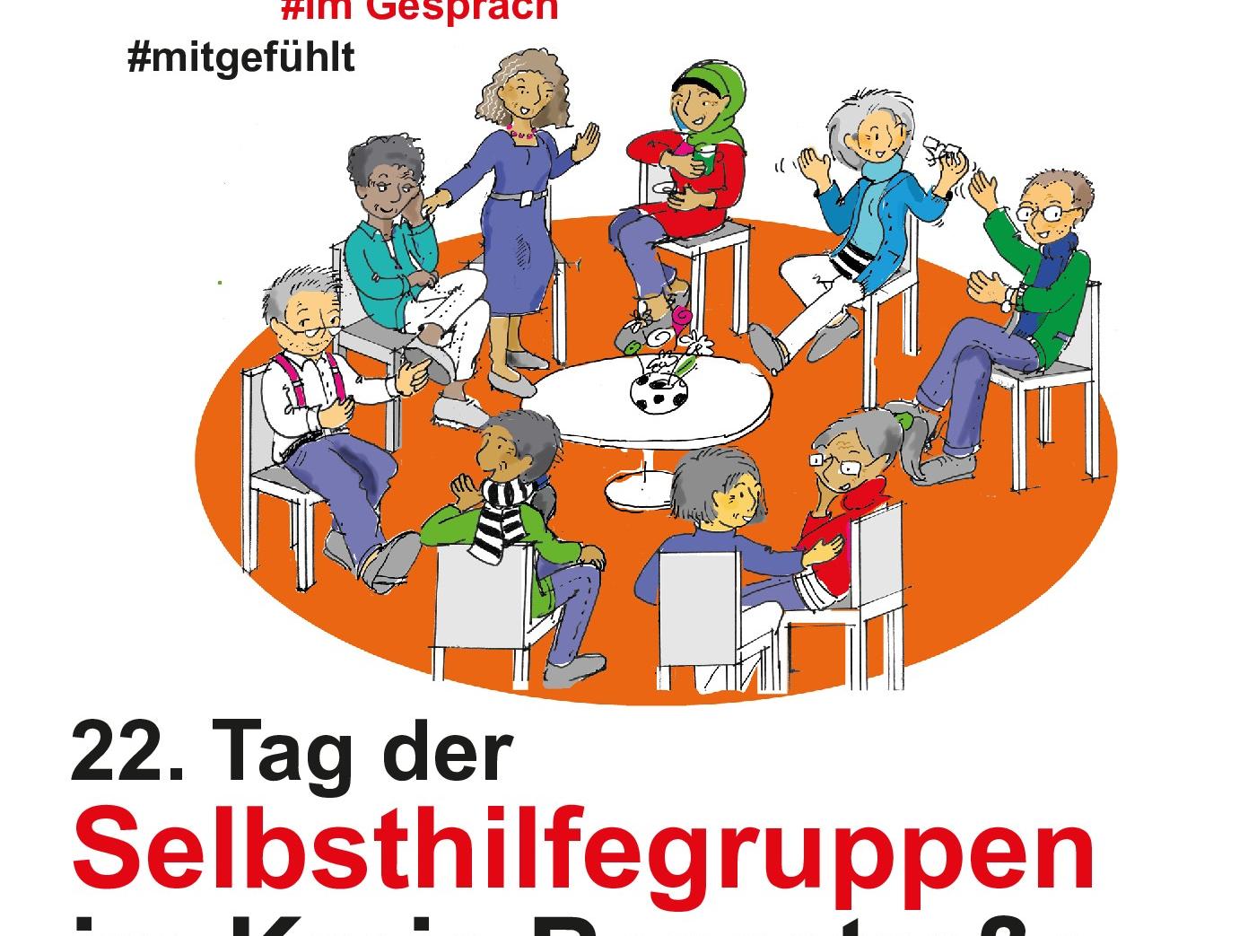 Plakat zum Tag der Selbsthilfegruppen in Heppenheim