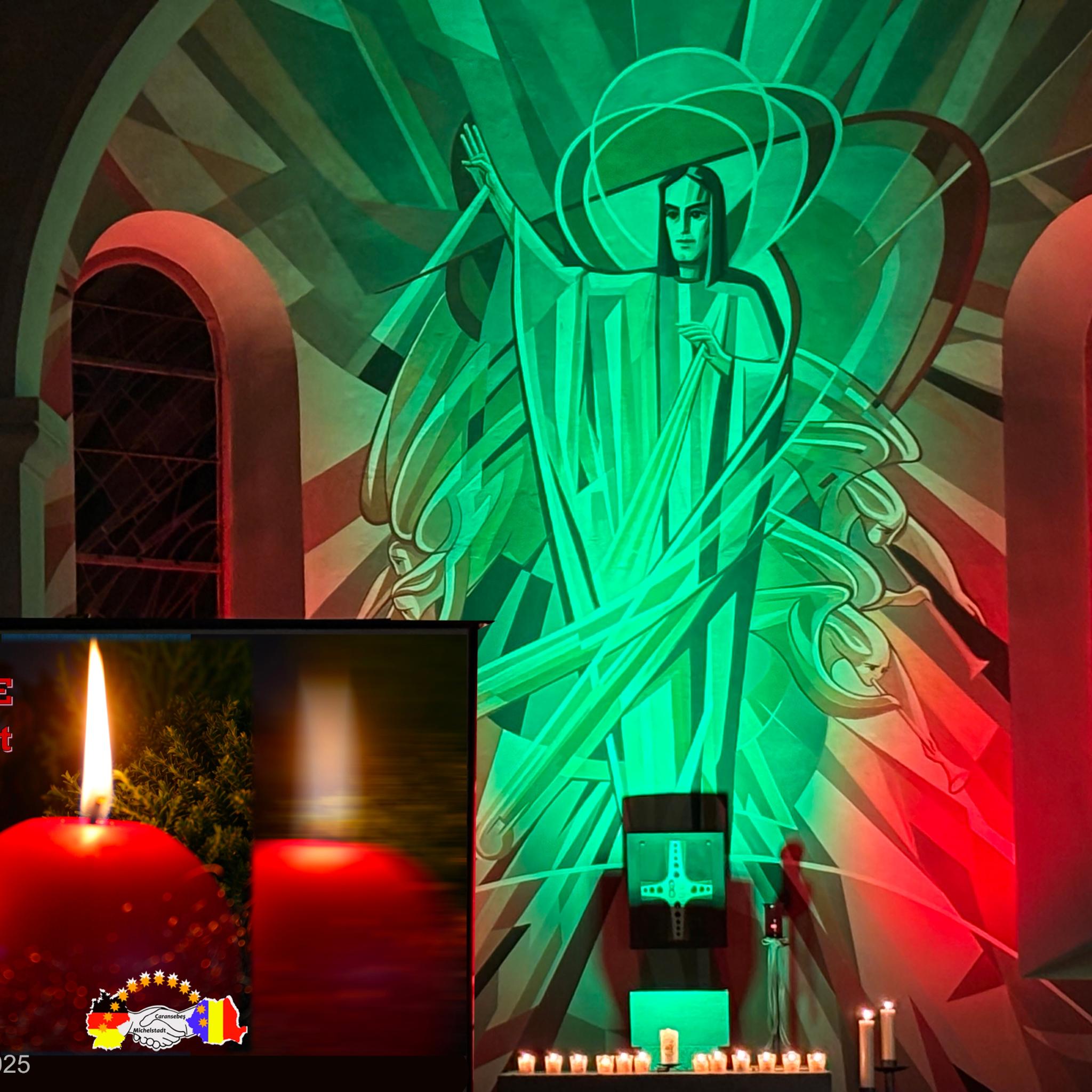 Unter dem Jahresthema „Pilger der Hoffnung“ lud der Verein Frieden und Gutes zu einer Stillen Zeit am 8. Dezember 25 nach St. Sophia in Erbach ein