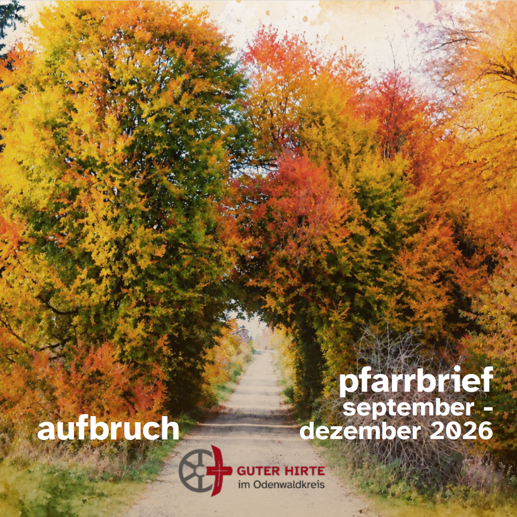 Cover mit herbstlichem Bäumen