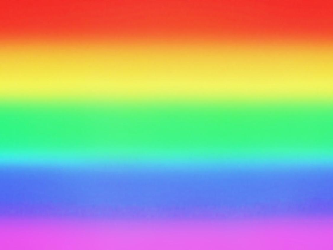 Bunte Regenbogenstreifen verlaufen horizontal in leuchtenden Farben.