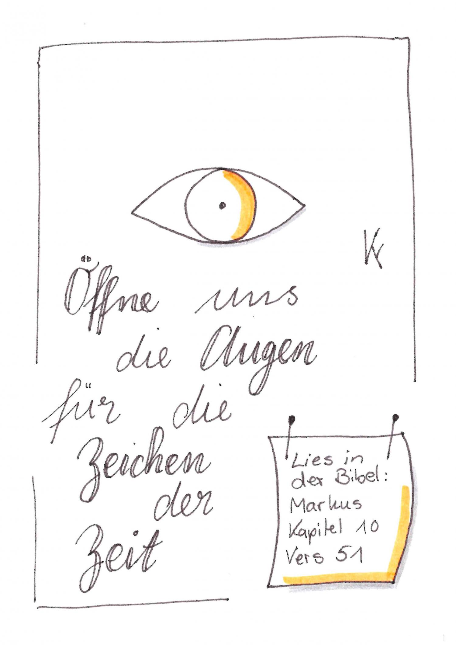 Öffnet die Augen