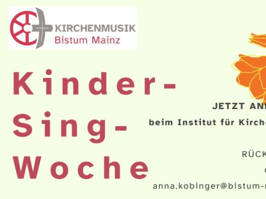 Kindersingwoche 2026