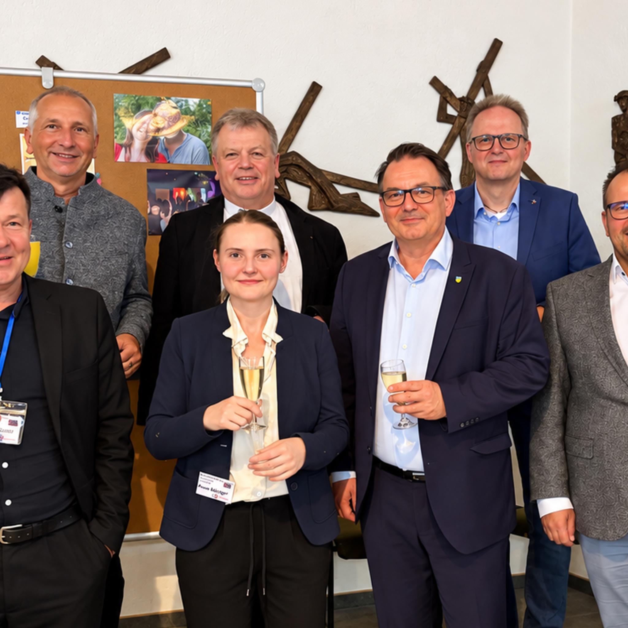 Gruppenbild mit Männern