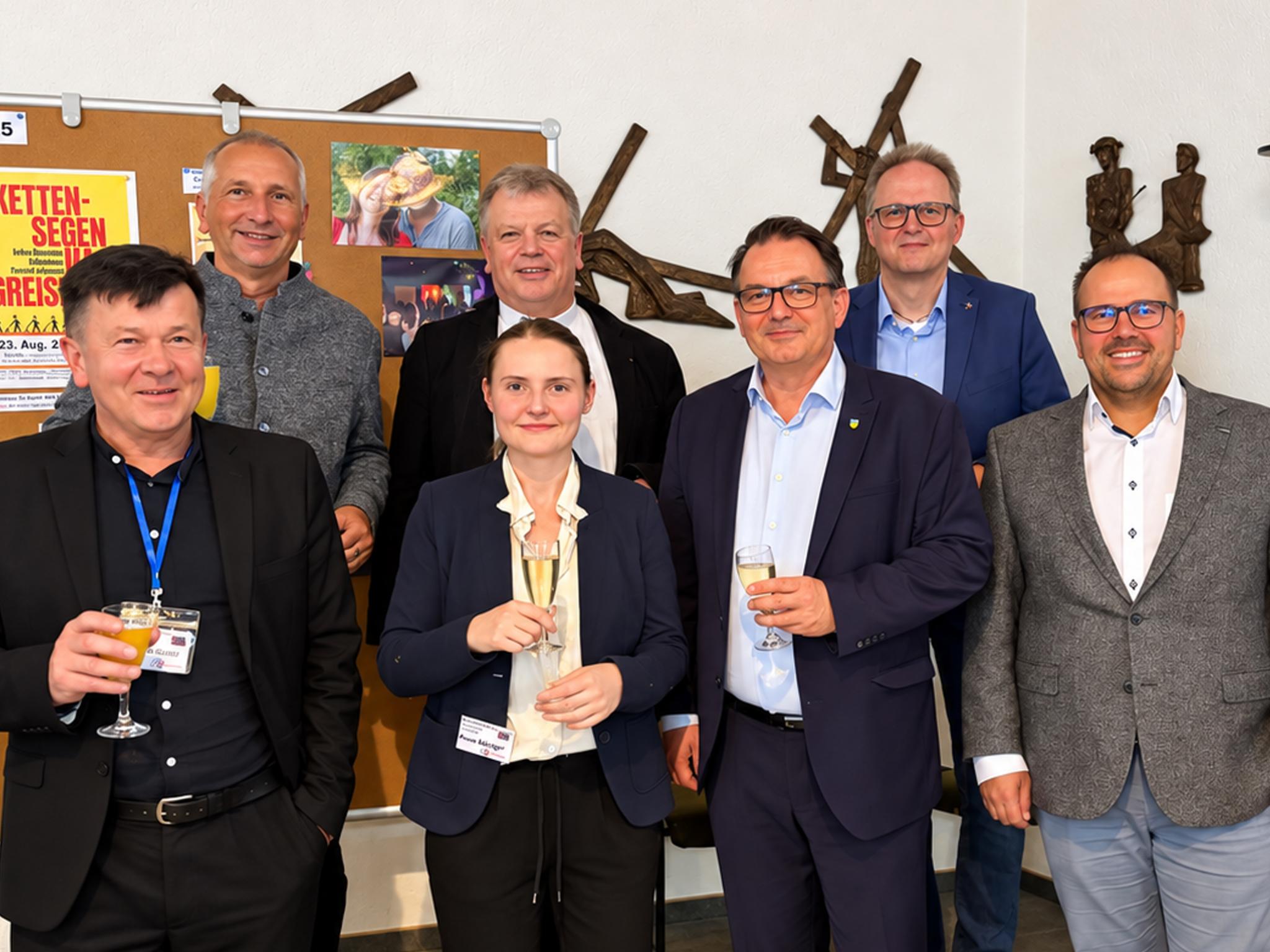 Gruppenbild mit Männern
