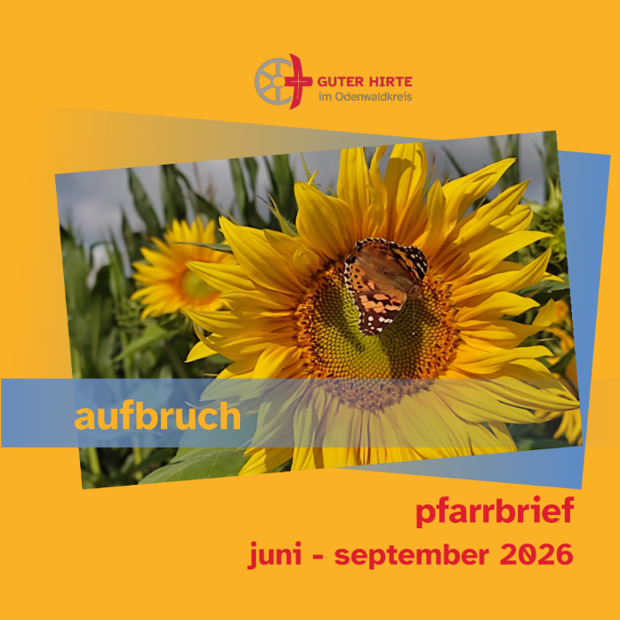 Titelblatt mit Sonnenblume und Schmetterling