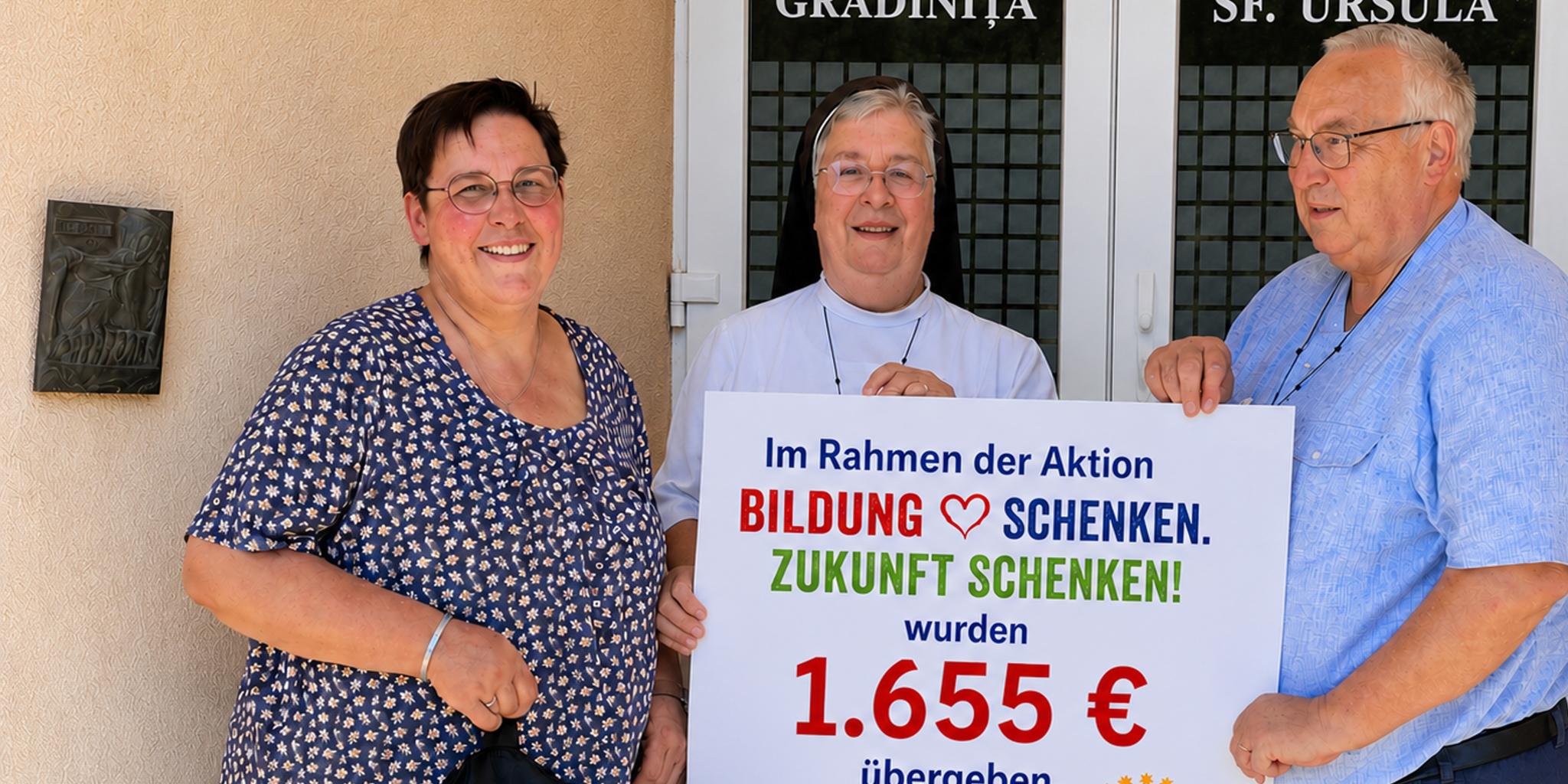 Scheckübergabe