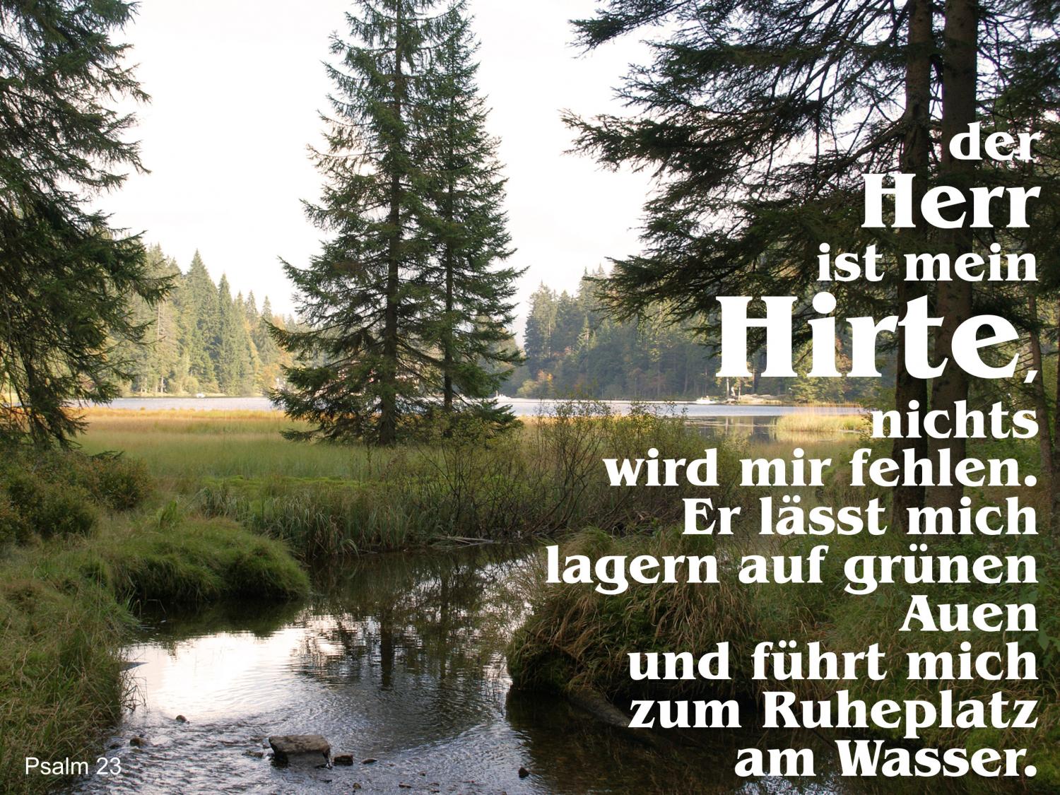 Der Herr ist mein Hirte