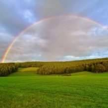 Regenbogen am Himmel