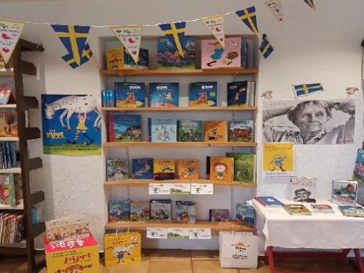 Bücherausstellung in der Bücherei Lesespaß