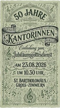 Jubiläum Kantorinnen