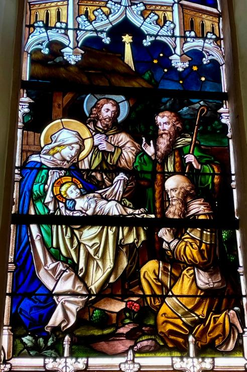 Fenster Weihnachten zugeschn