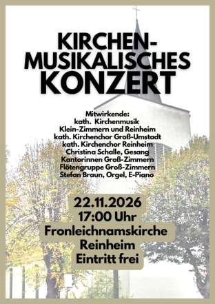 Kirchenmusikalisches Konzert 2026