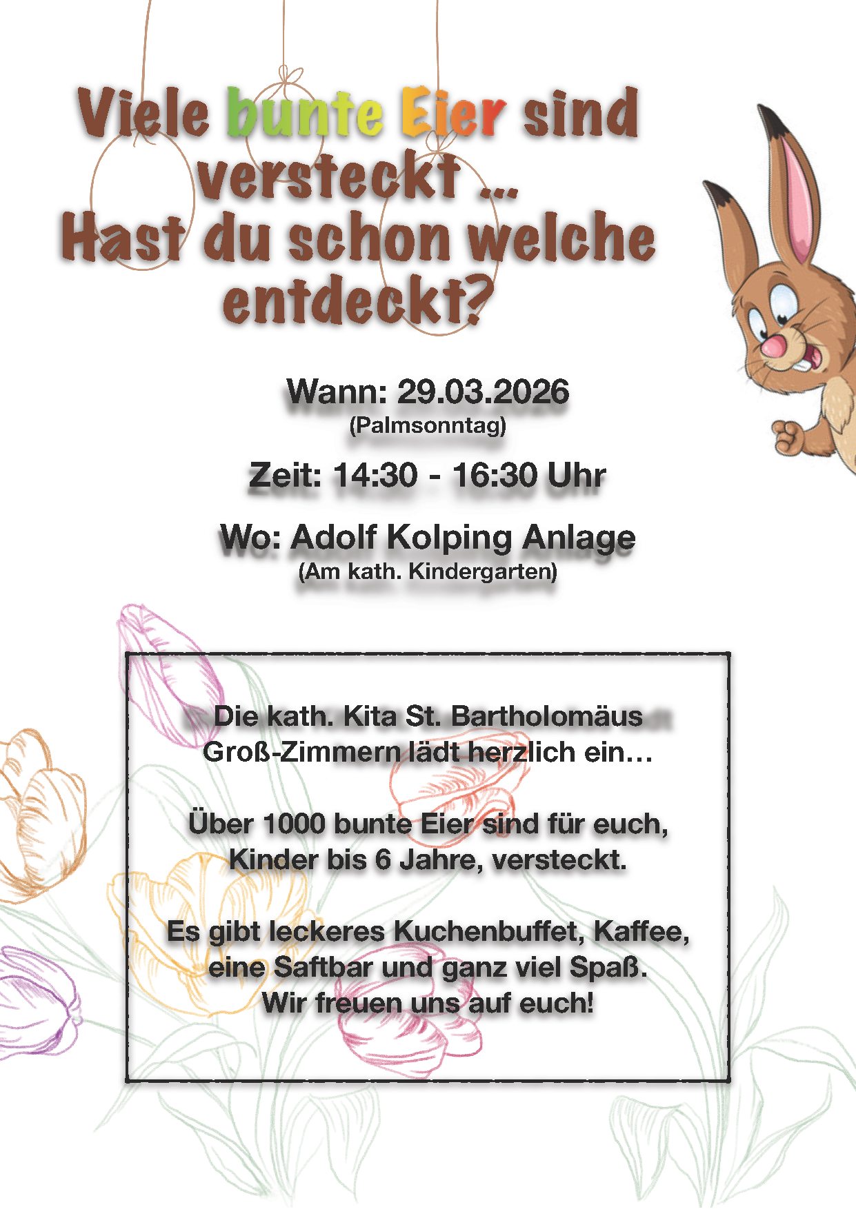 Plakat - Ostereiersuche 2026