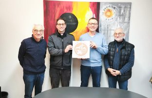 Werner Worschech, Pfr. Frank Blumers, Thomas Mickler, Manfred Wind