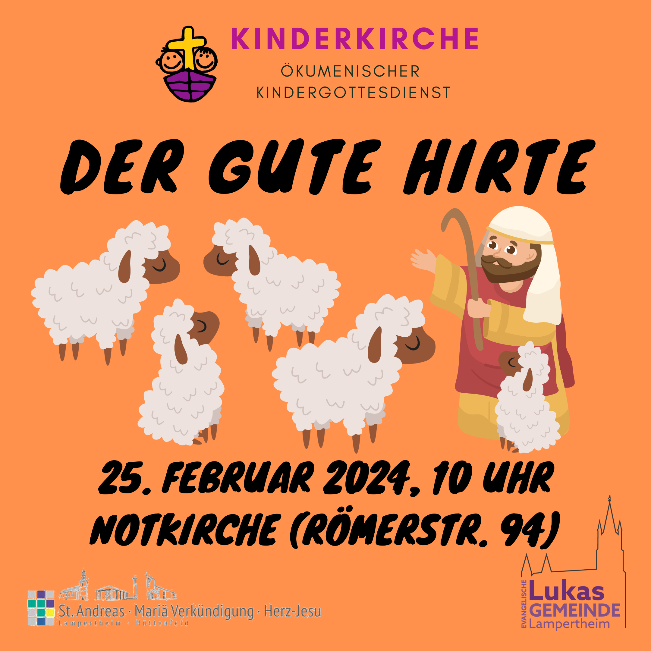 240114 Kinderkirche Jahreslosung #INSTA FLYER VORDERSEITE