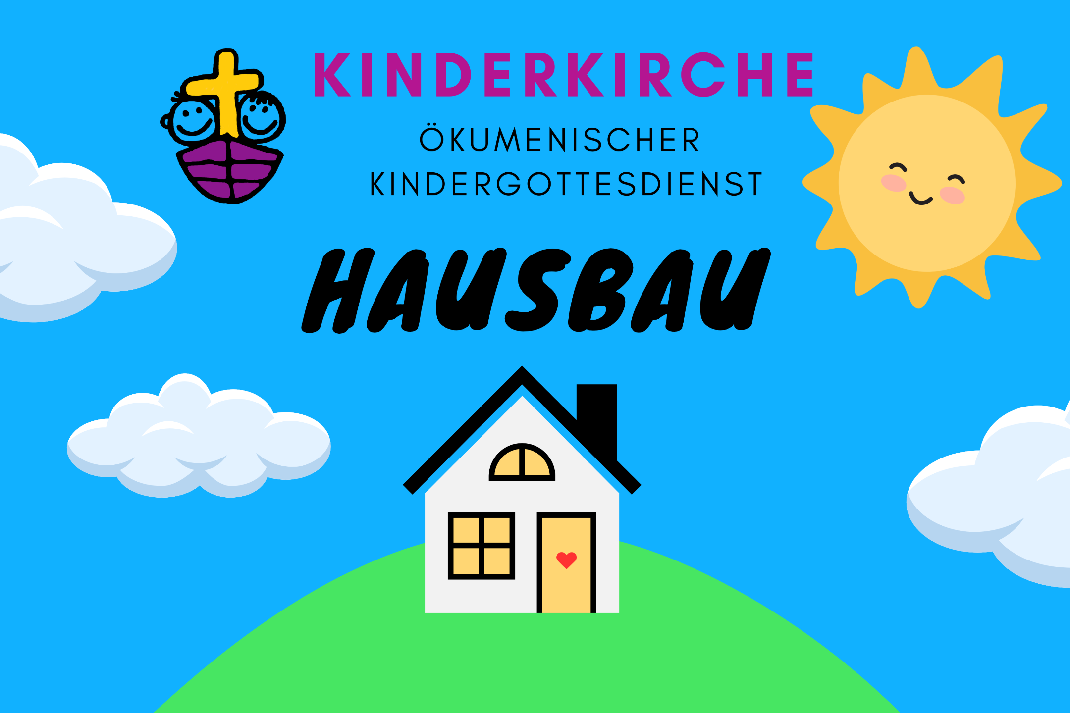 240825 Kinderkirche Hausbau #INSTA FLYER VORDERSEITE