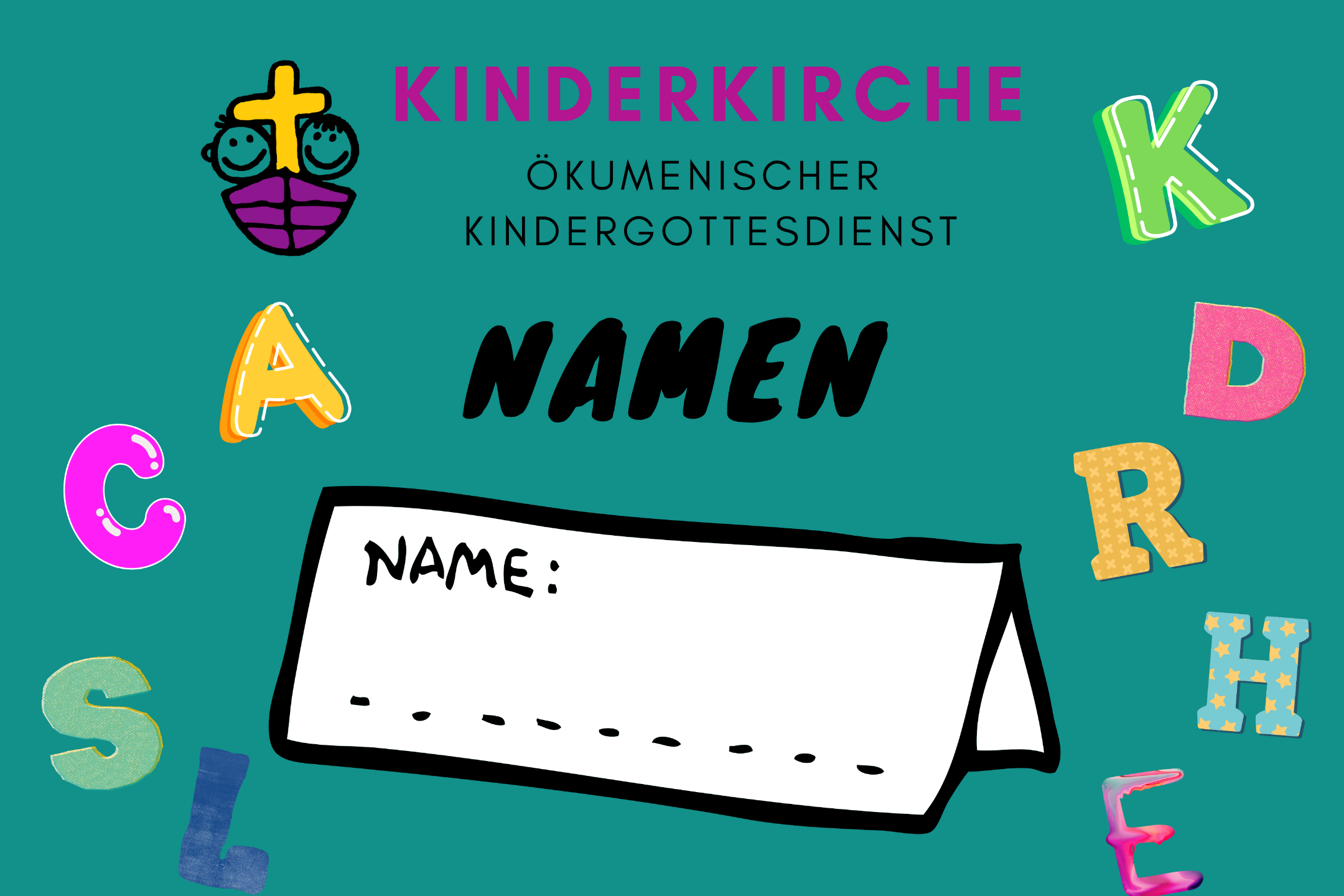 240929 Kinderkirche Namen #INSTA FLYER VORDERSEITE