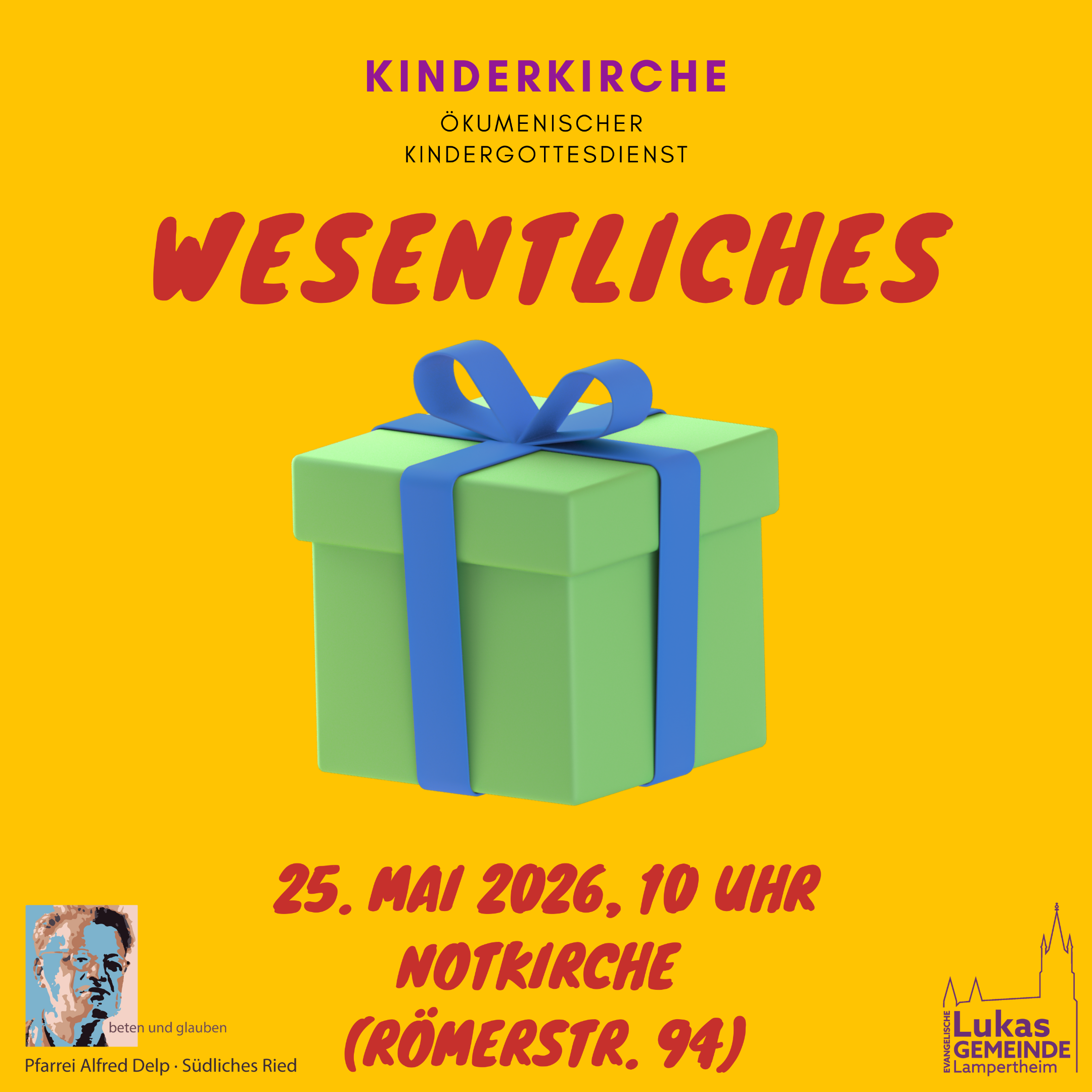 250525 Kinderkirche Wesentliches #INSTA FLYER VORDERSEITE