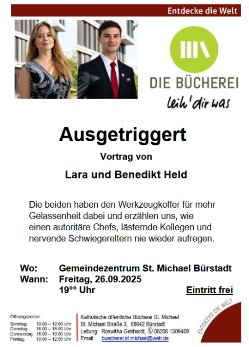 ausgetriggert Vortrag