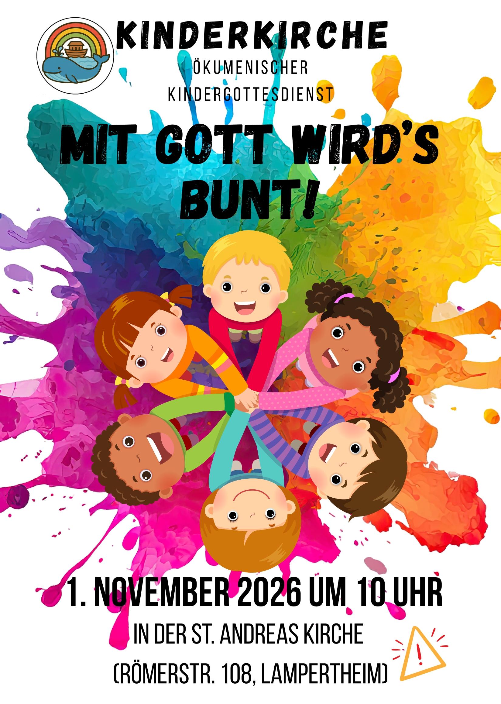 Flyer Kinderkirche 1.11-1