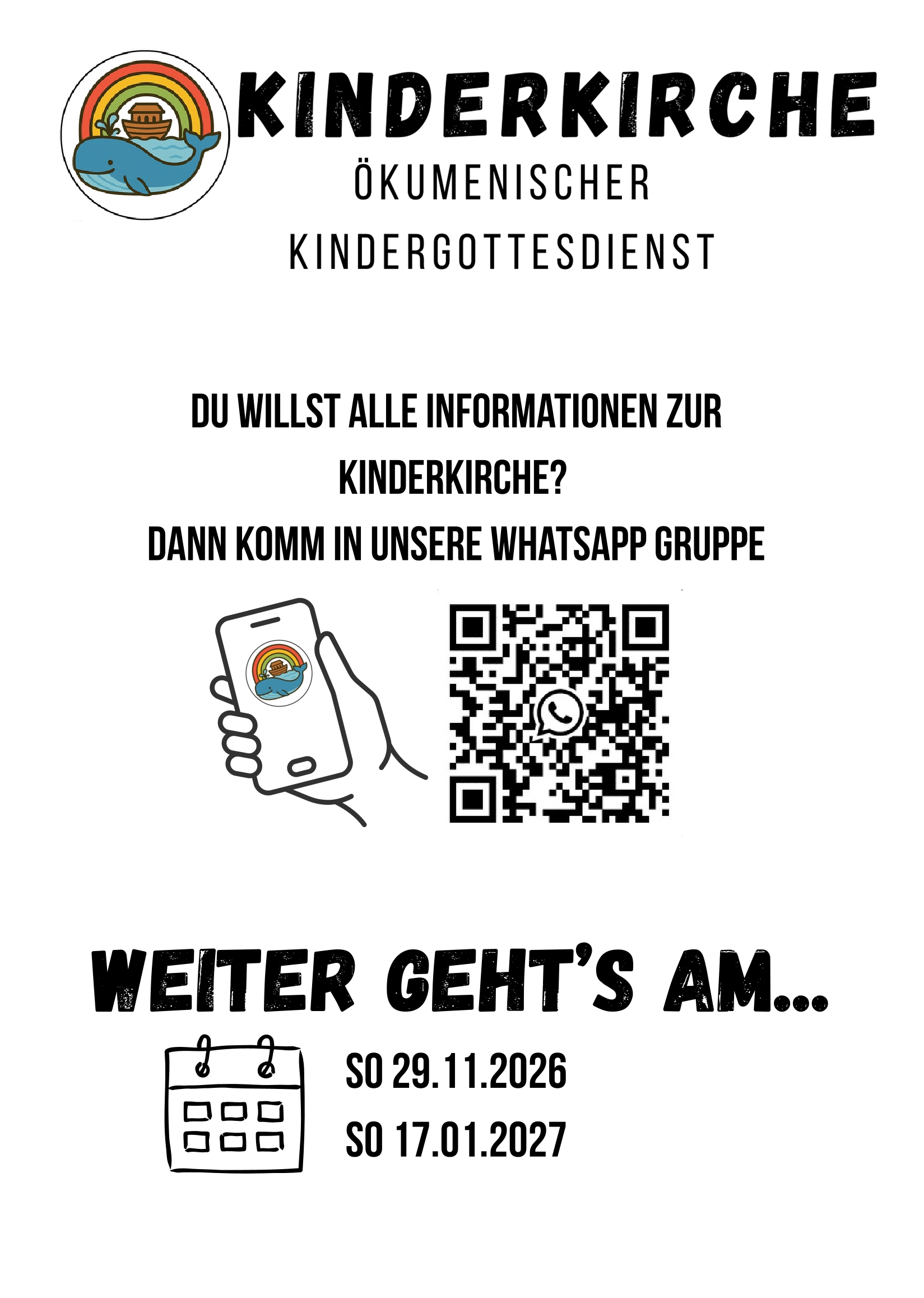 Flyer Kinderkirche 1.11-2