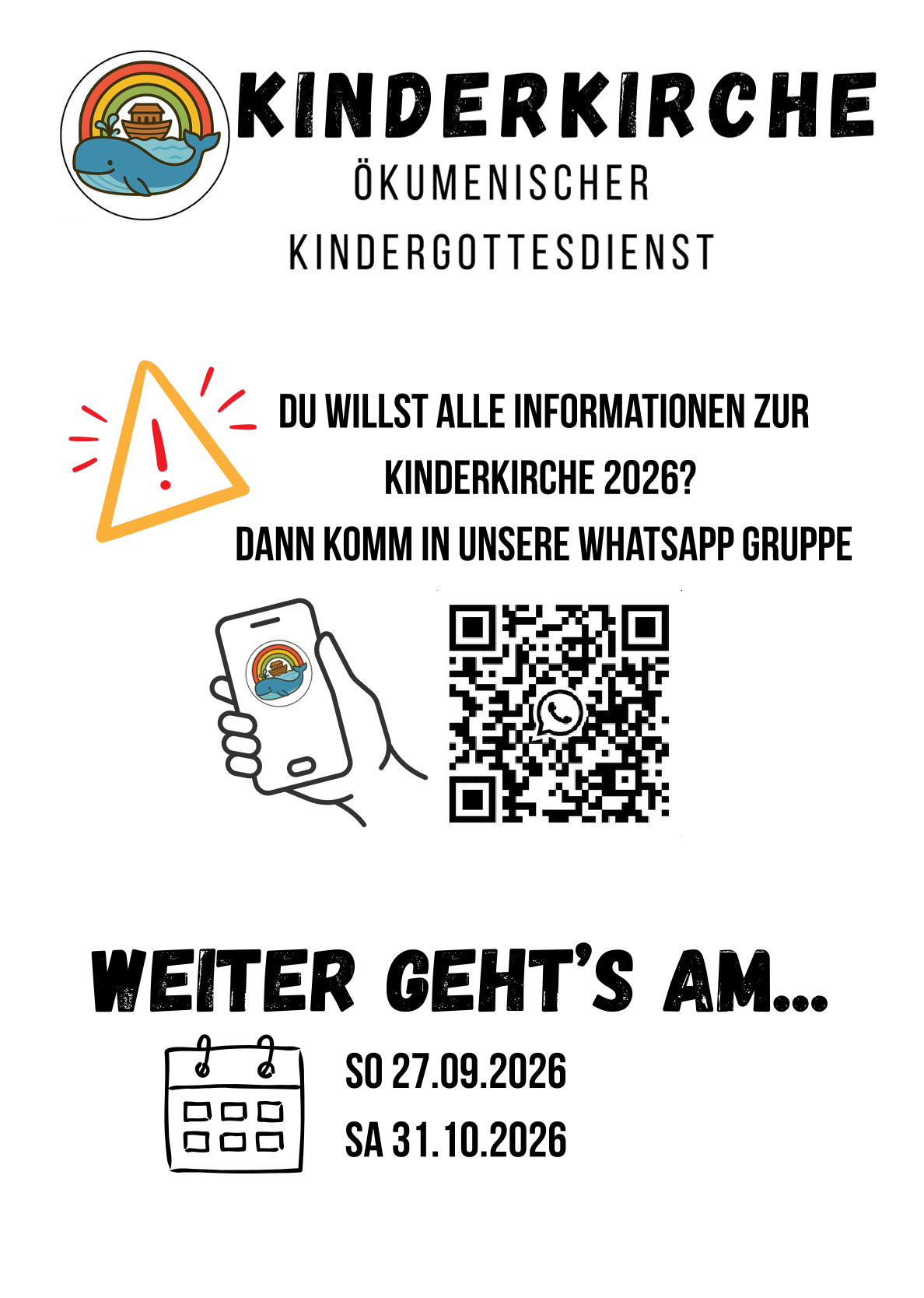 Flyer Kinderkirche 23.08-2