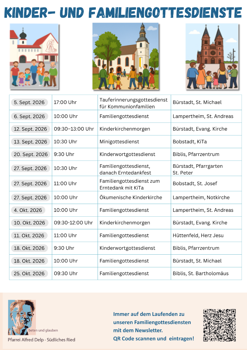 Gottesdienstliste