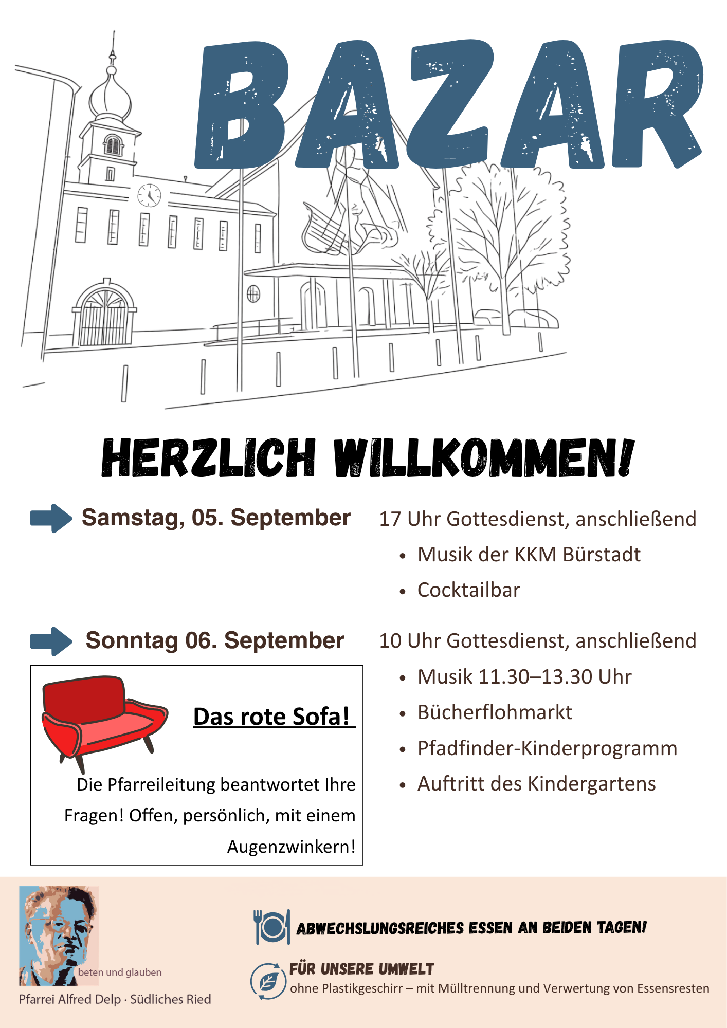 Plakat Bazar BÜ 2026 (Flyer (A4))