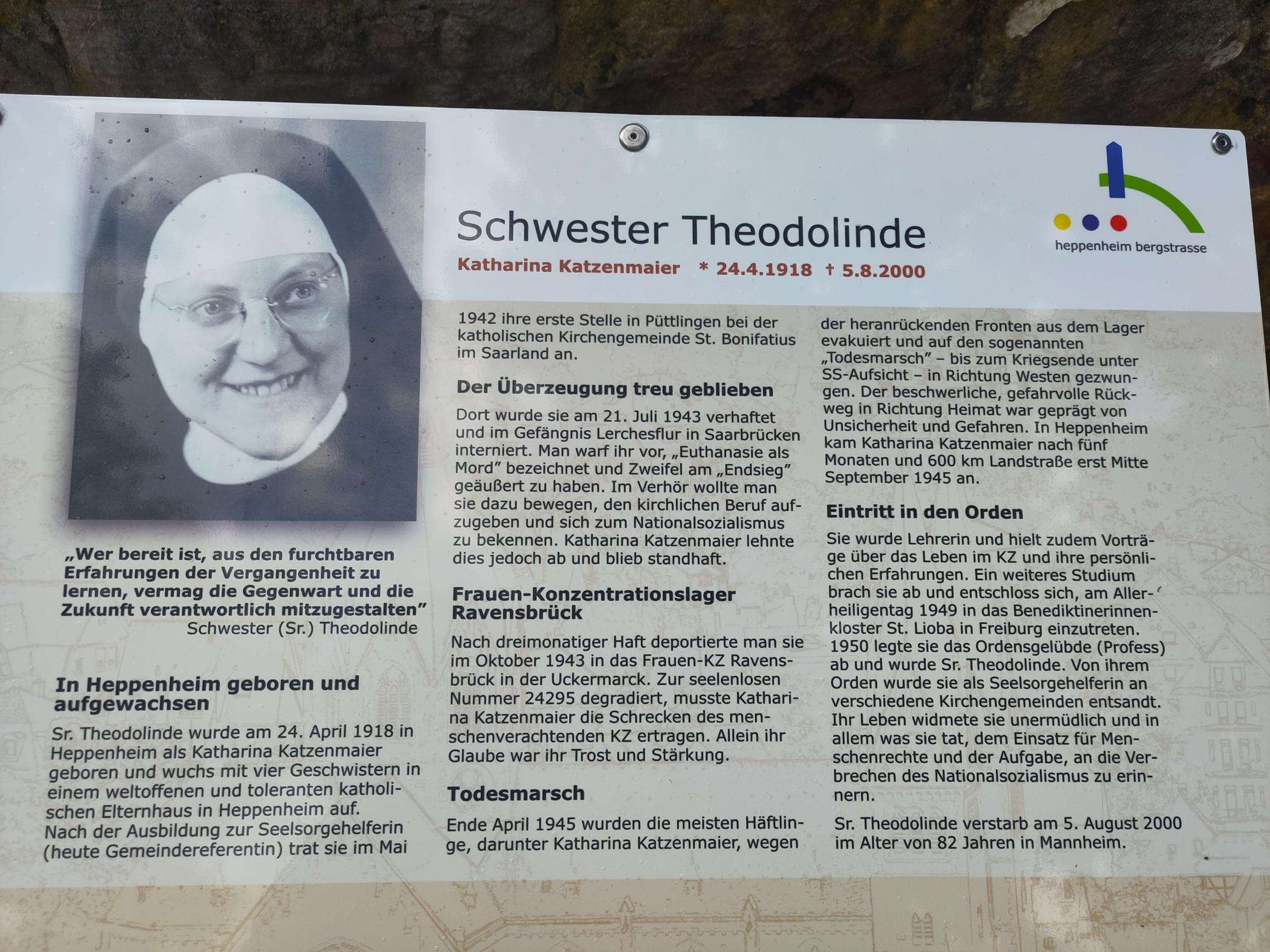 Schwester Theodolinde