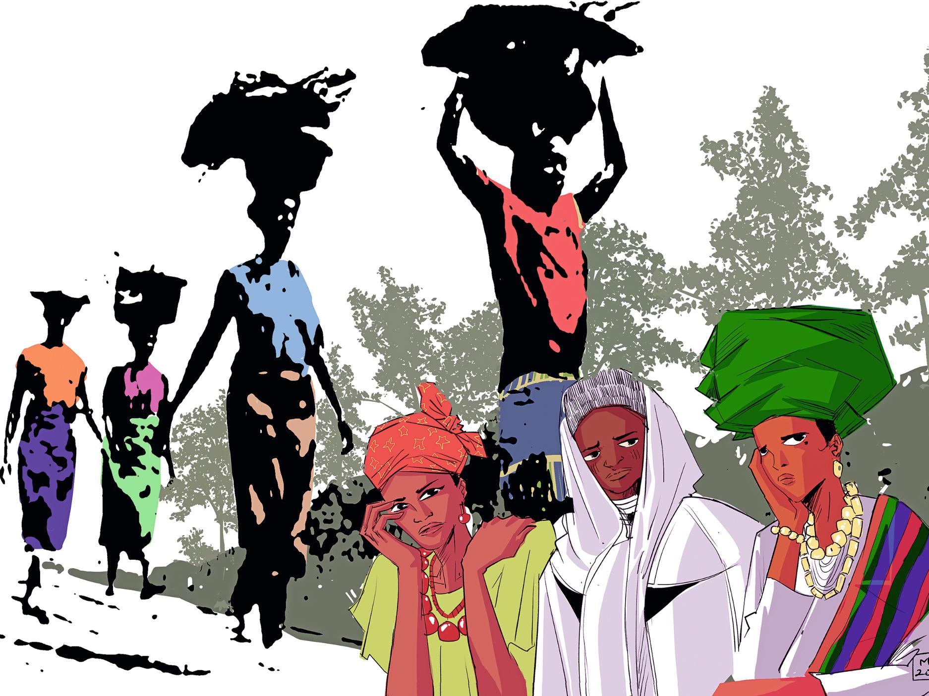 Offizielles Bild für den Weltgebetstag 220226 der Künstlerin Gift_Amarachi_Ottah