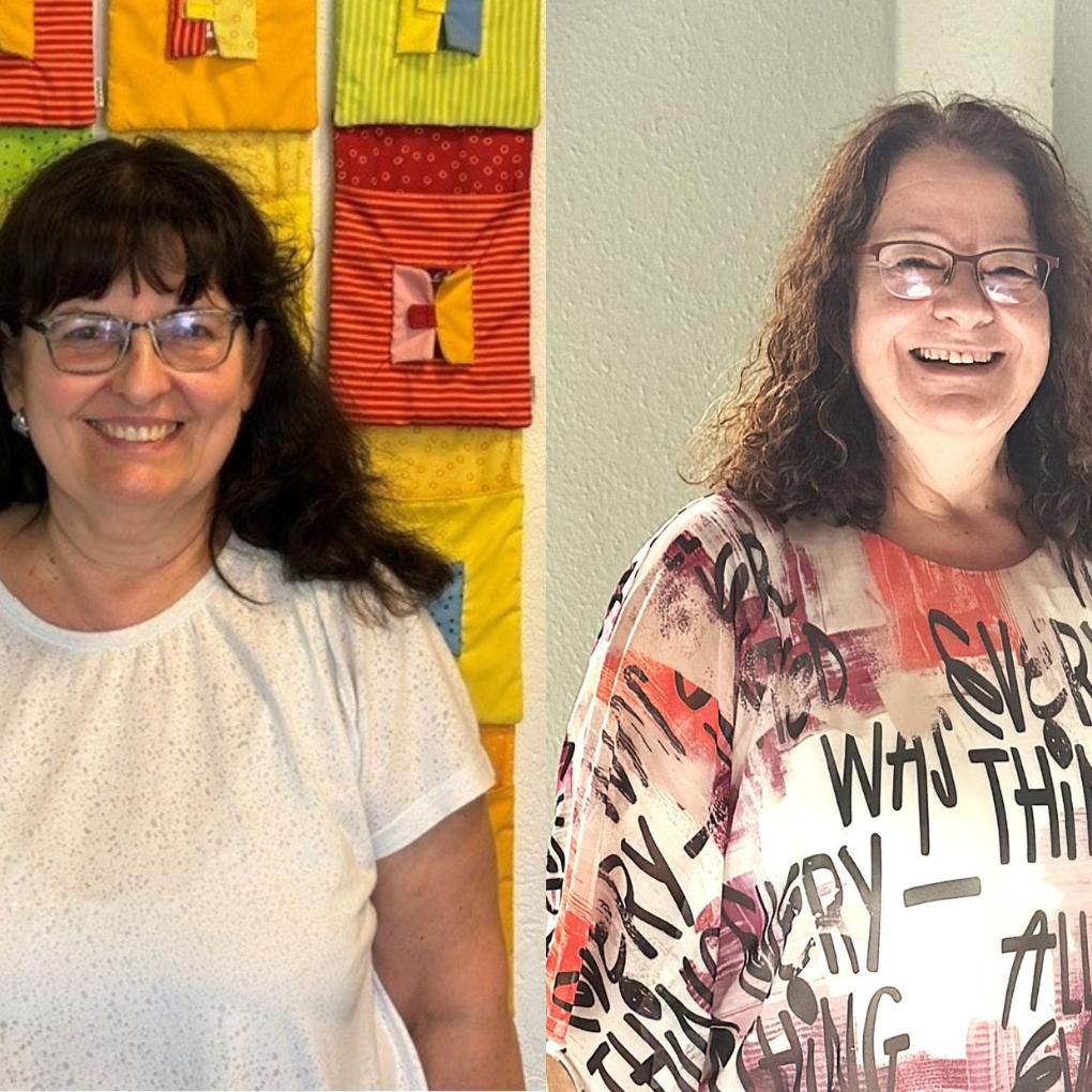 Gerlinde Bugert und Anna Maria Stumpf