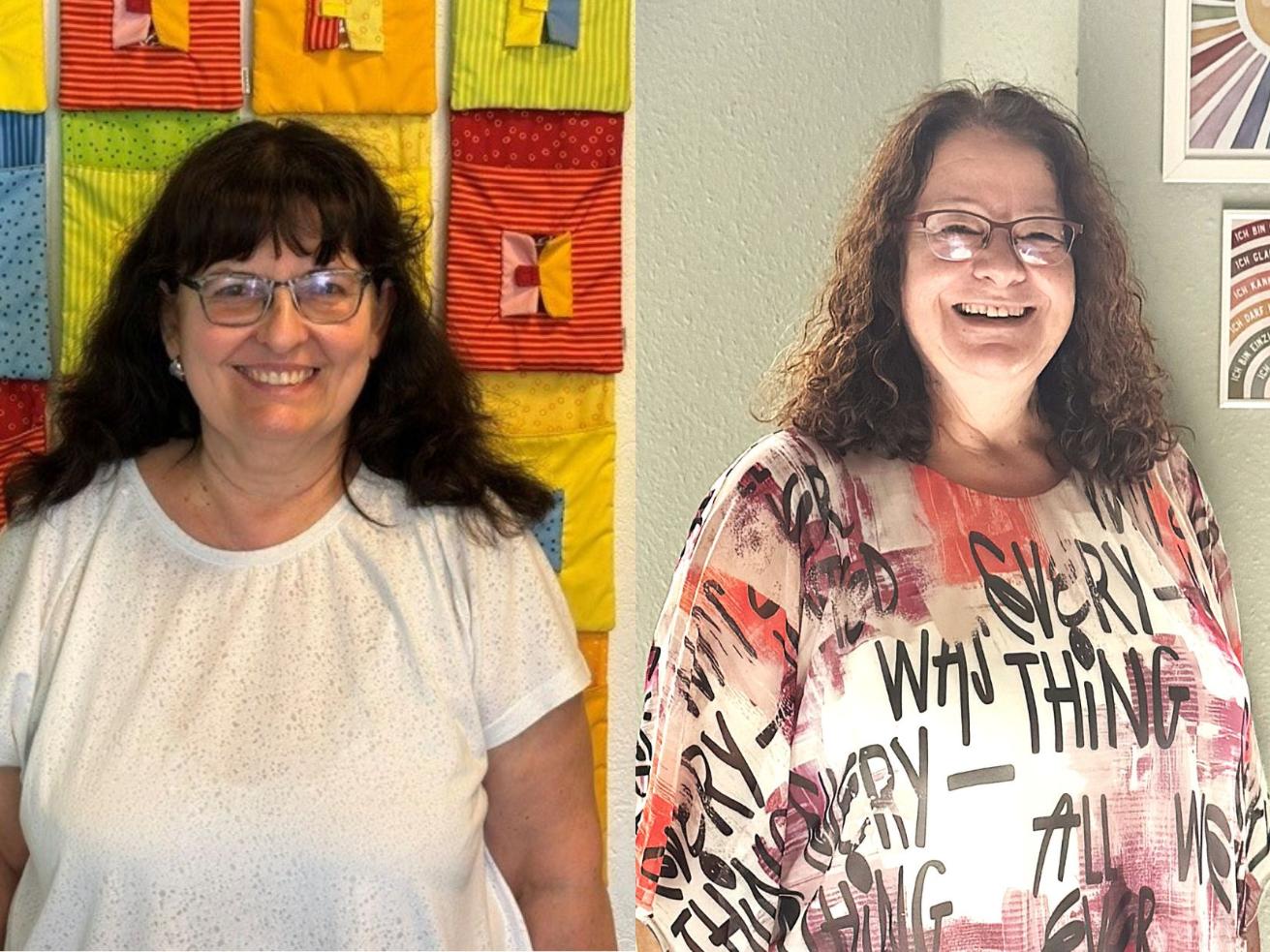 Gerlinde Bugert und Anna Maria Stumpf