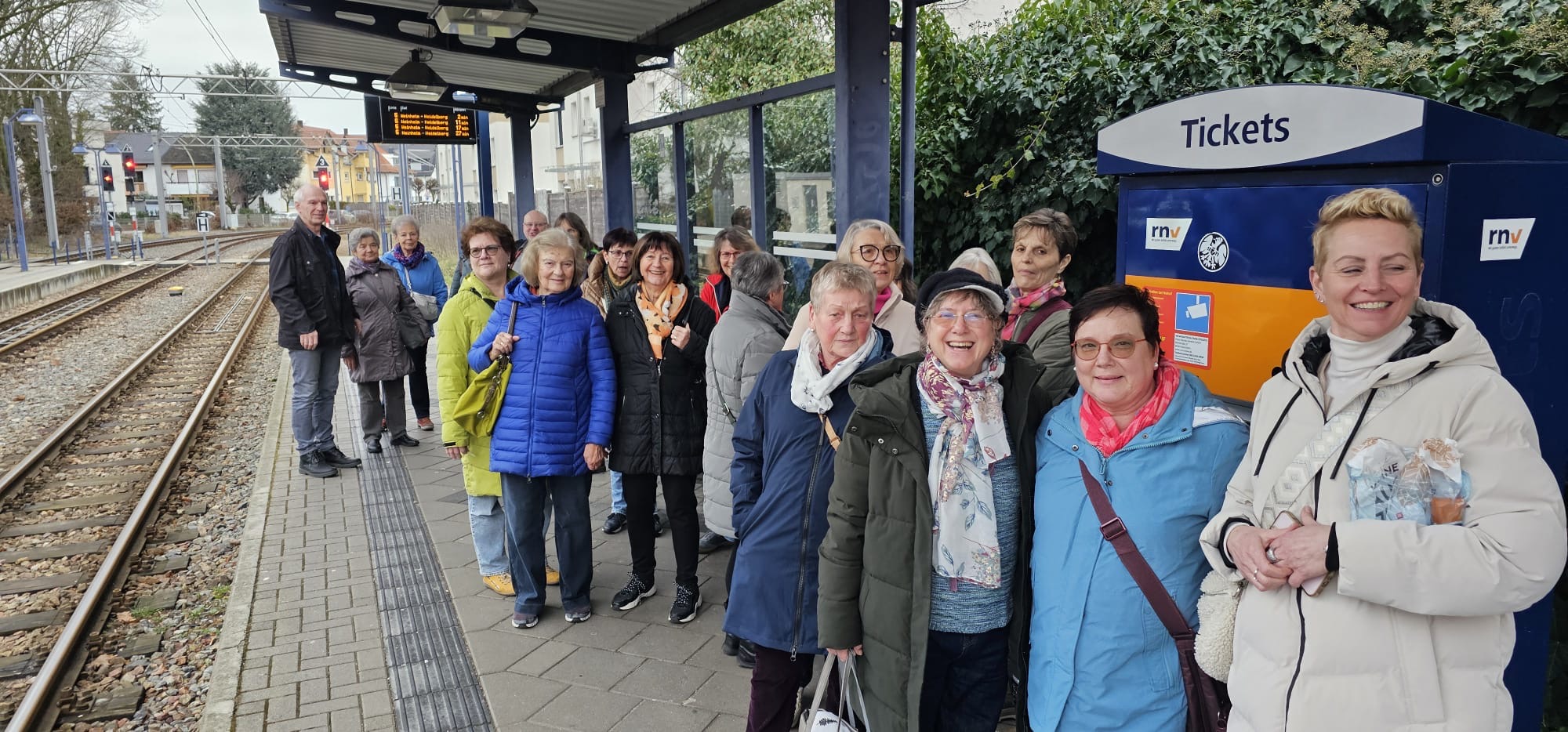 Abfahrt nach Weinheim