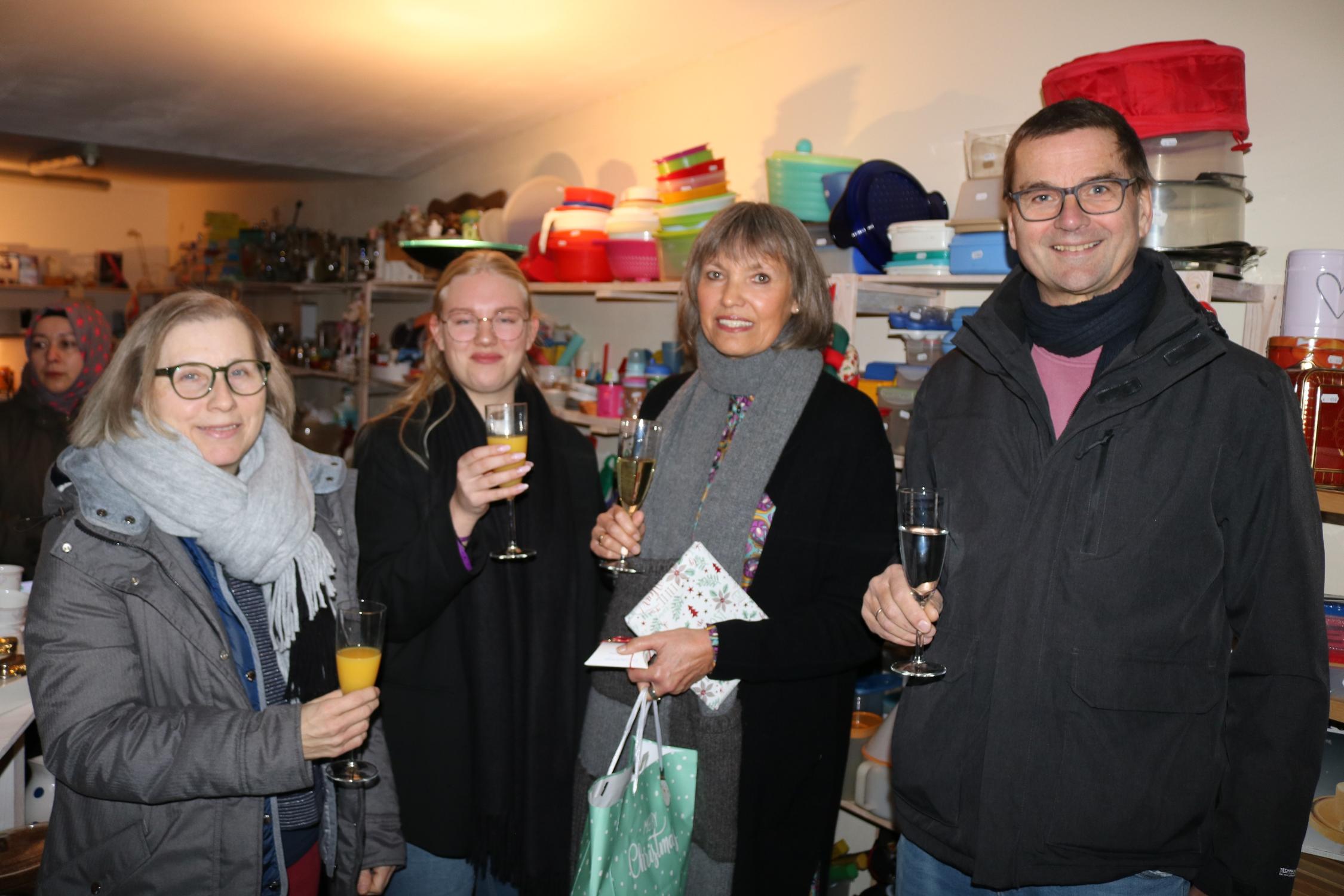 Angela Eckart, Janina Kühnl, Johanna Monnheimer und Herbert Kohl