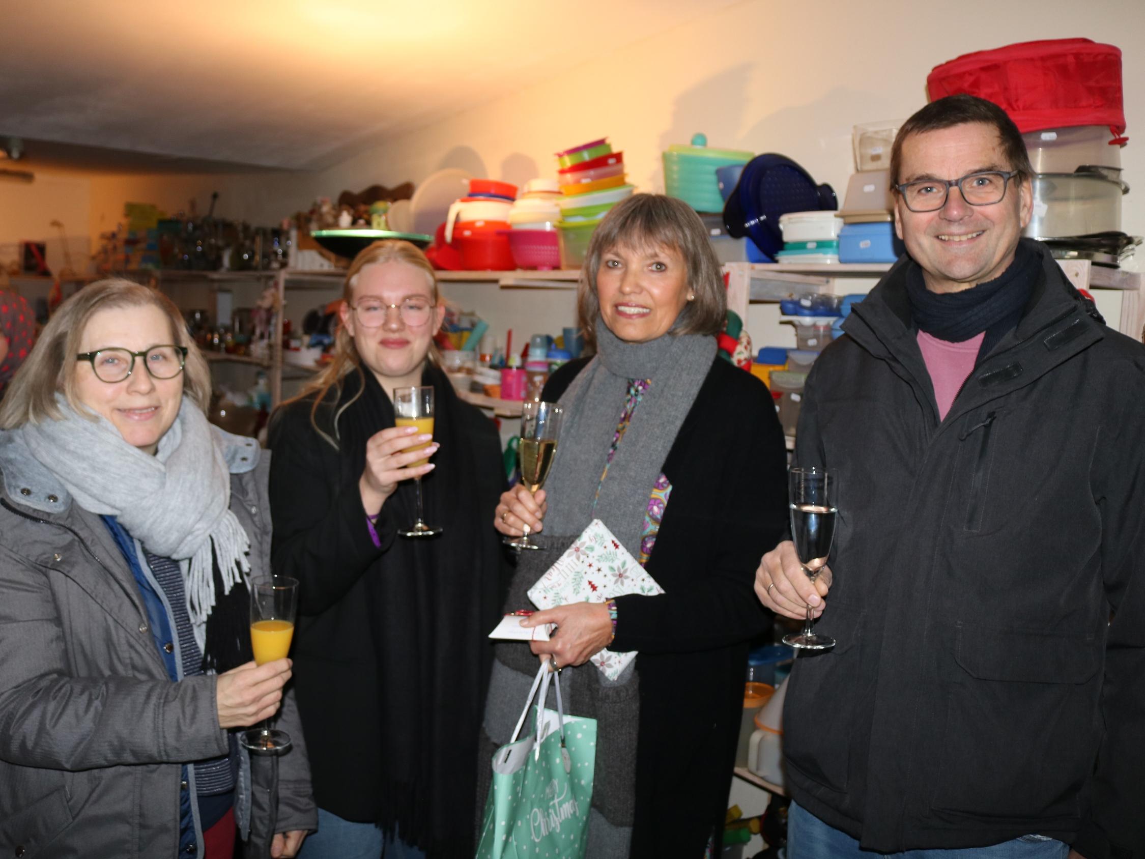 Angela Eckart, Janina Kühnl, Johanna Monnheimer und Herbert Kohl