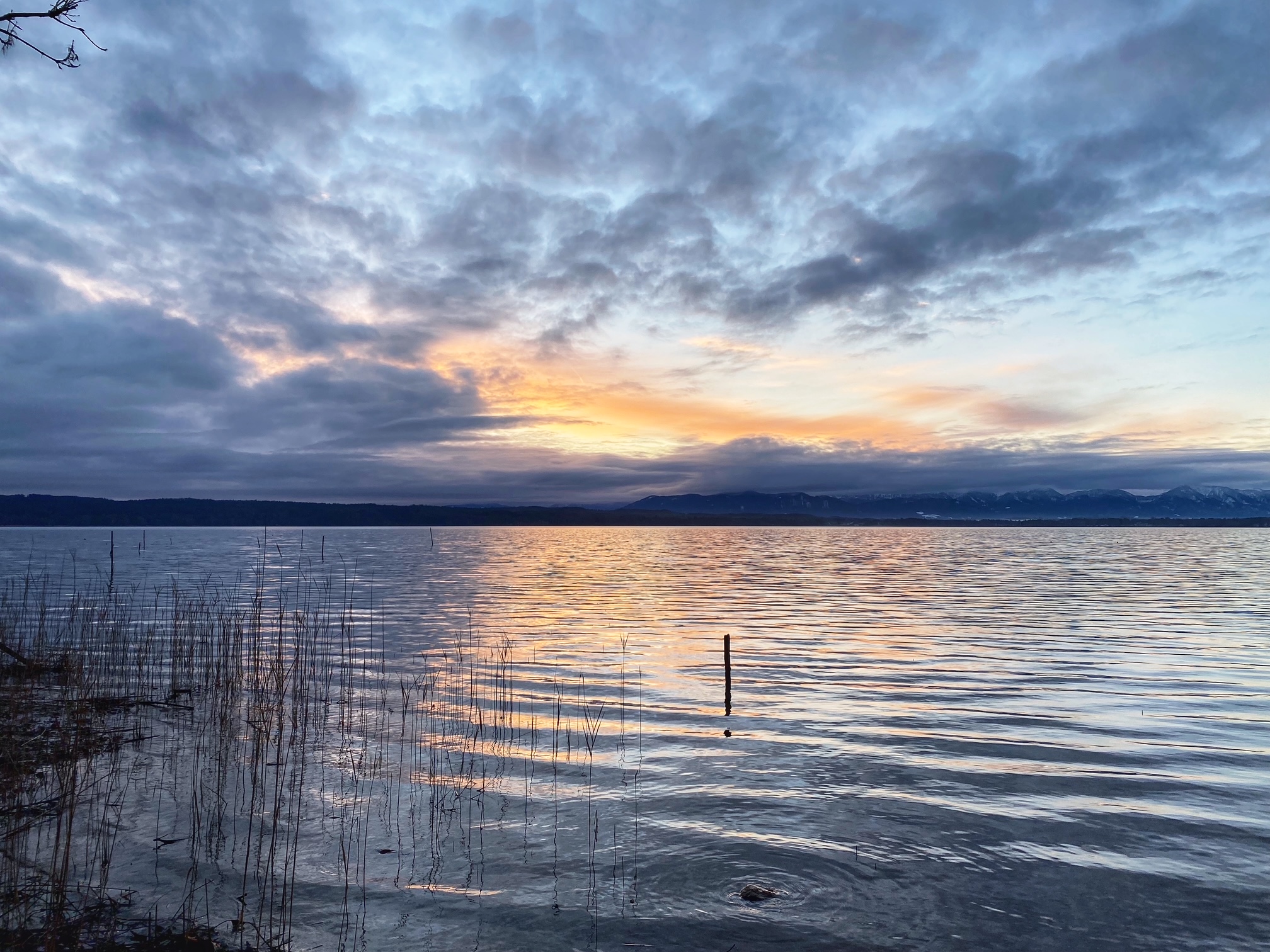 Sonnenuntergang am Bodensee