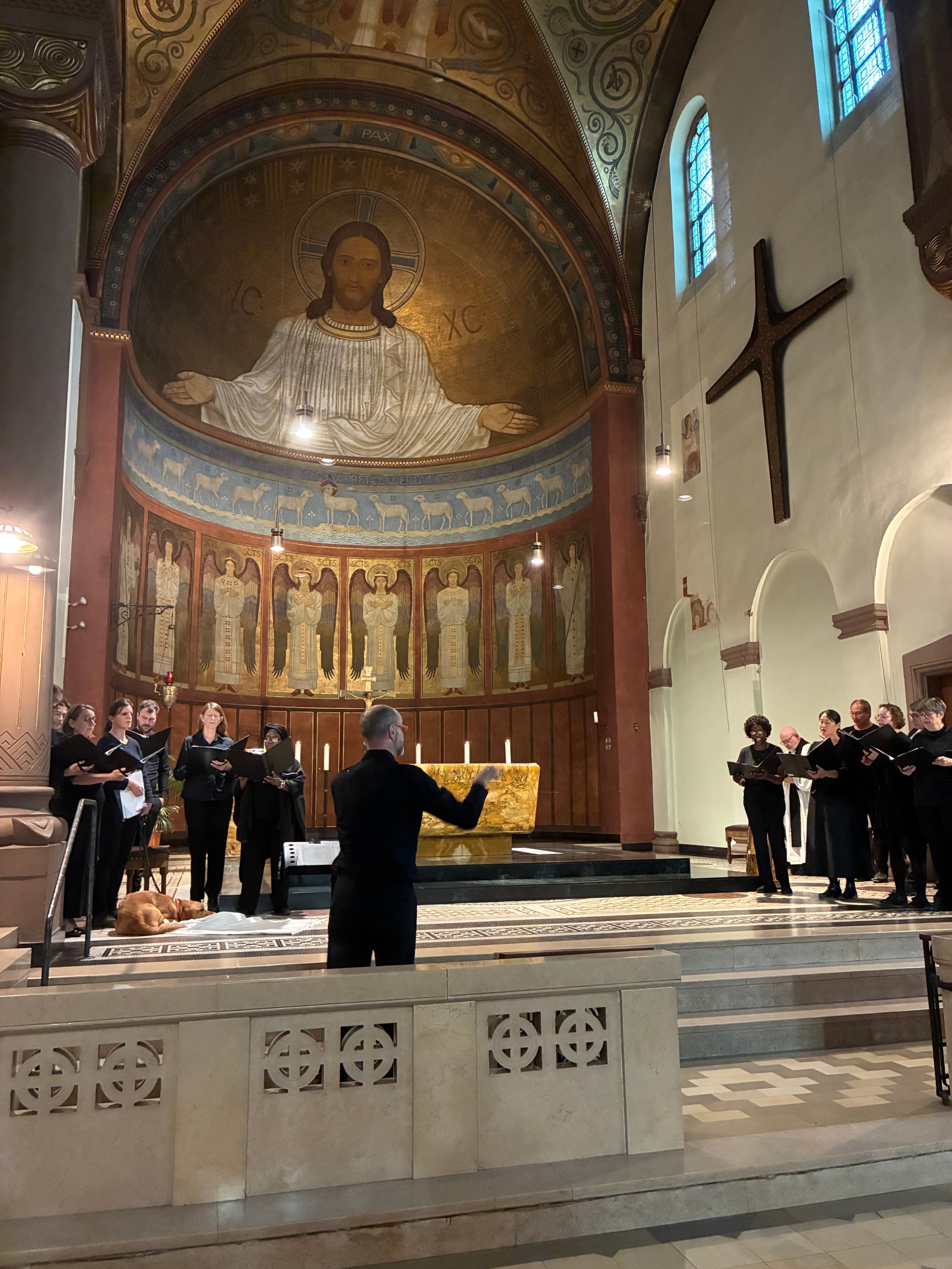 In der Abteikirche des Klosters Eibingen