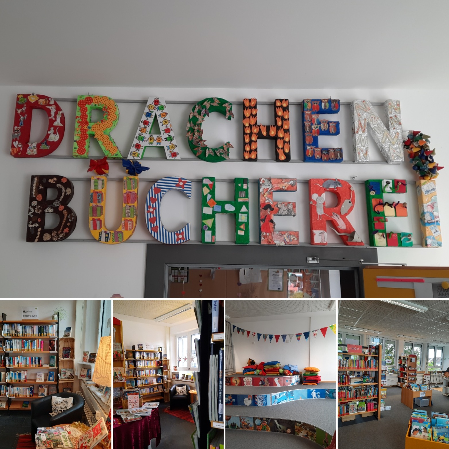 In den Sommerferien ist die Drachenbücherei dienstags geöffnet.