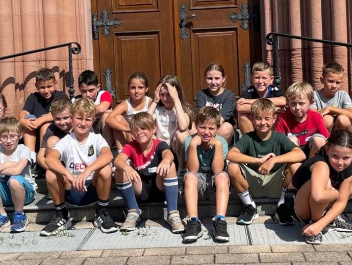 Unsere Erstkommunionkinder in der Kurswoche im Sommer 2026.