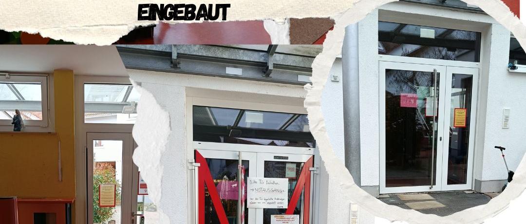 EInbau der Eingangstür Maria Ward