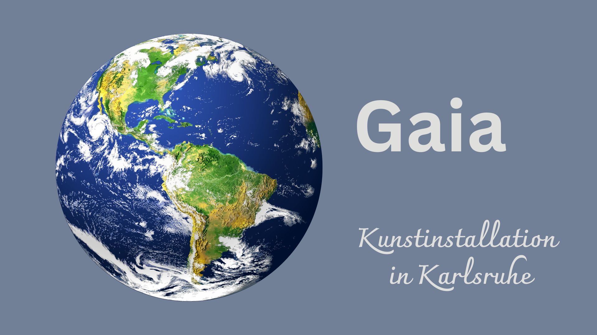 Gaia - Kunstinstallation in Karlsruhe