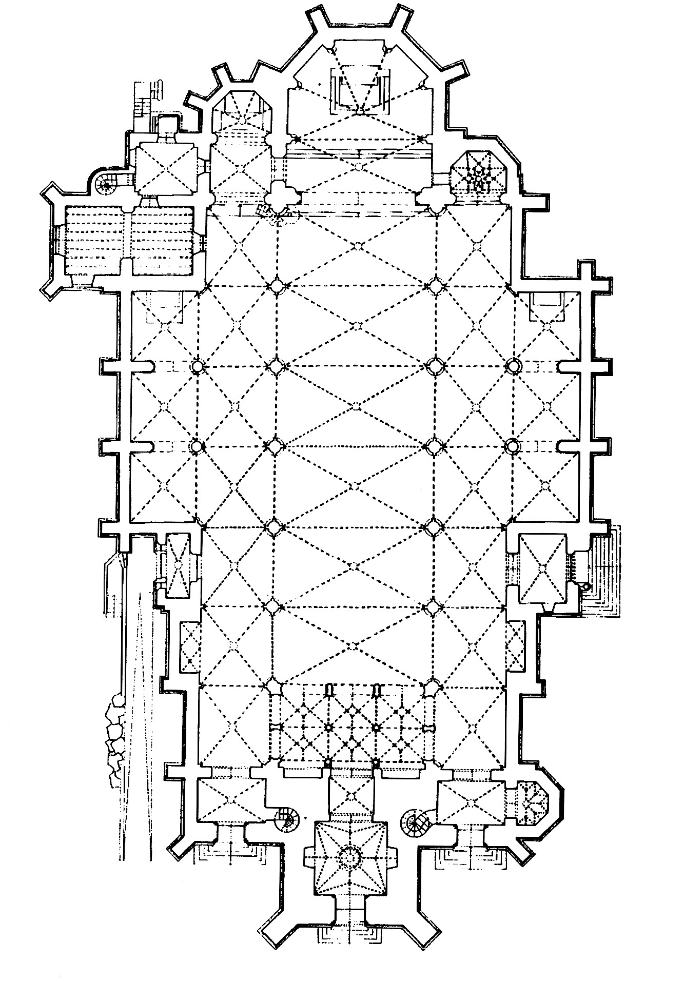 Grundriss Apostelkirche