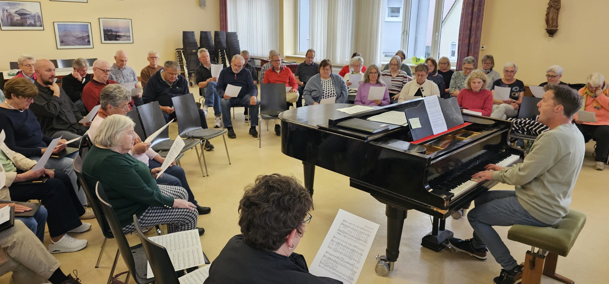 Chorleiter Christoph Wunderle